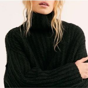 Free People Fluff Fox Turtleneck Sweater